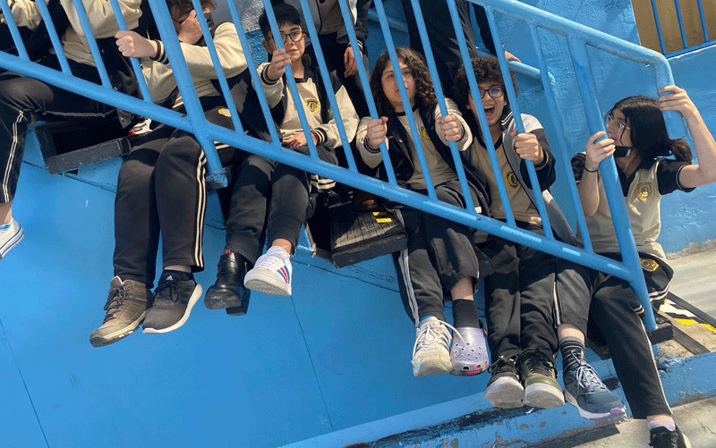 Día de Zapatos Intercambiados para los estudiantes de 8° Básico de nuestro colegio