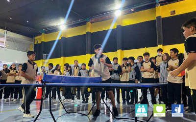 Torneo de Ping Pong llenó de alegría recreos en Colegio Bulnes