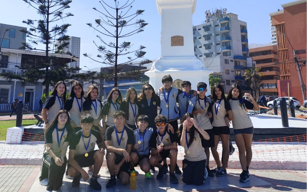 ¡Primer Lugar en la posta Héroes de Iquique!