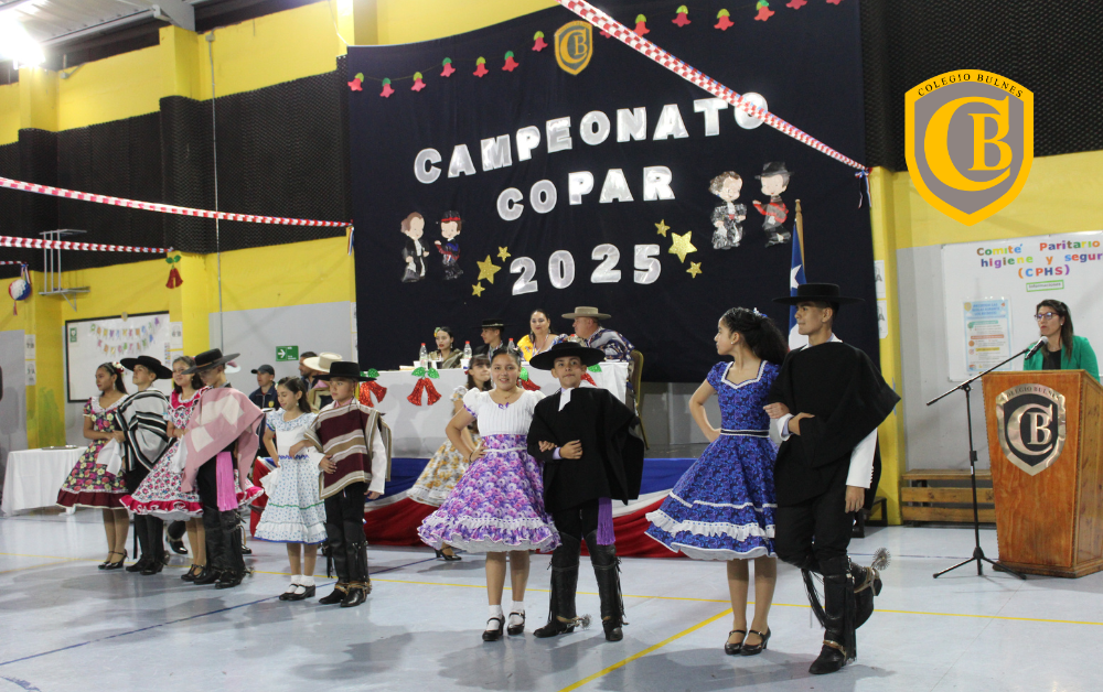 Estudiantes del Colegio Bulnes brillan en el Campeonato Escolar de Cueca COPAR 2025