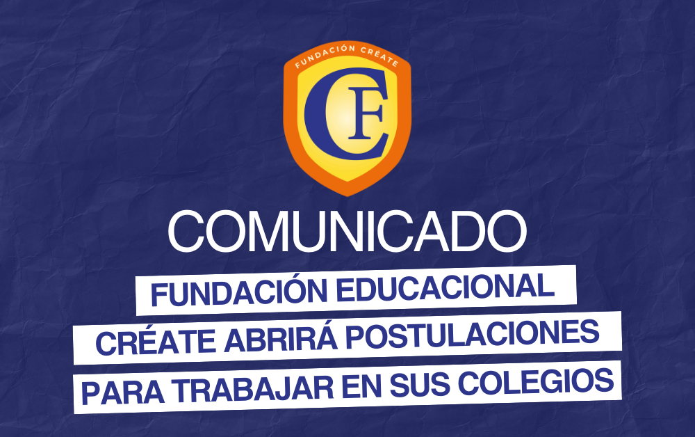 Fundación Educacional Créate abrirá llamado masivo para trabajar en colegios Bulnes y Bajo Molle