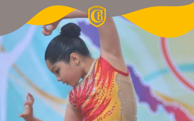 Pía Arenas del 3° básico A representó al Colegio Bulnes en final nacional de gimnasia rítmica