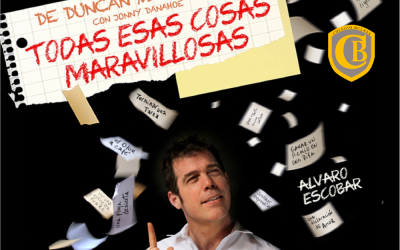 Comunidad educativa es invitada a obra teatral sobre salud mental presentada por Álvaro Escobar