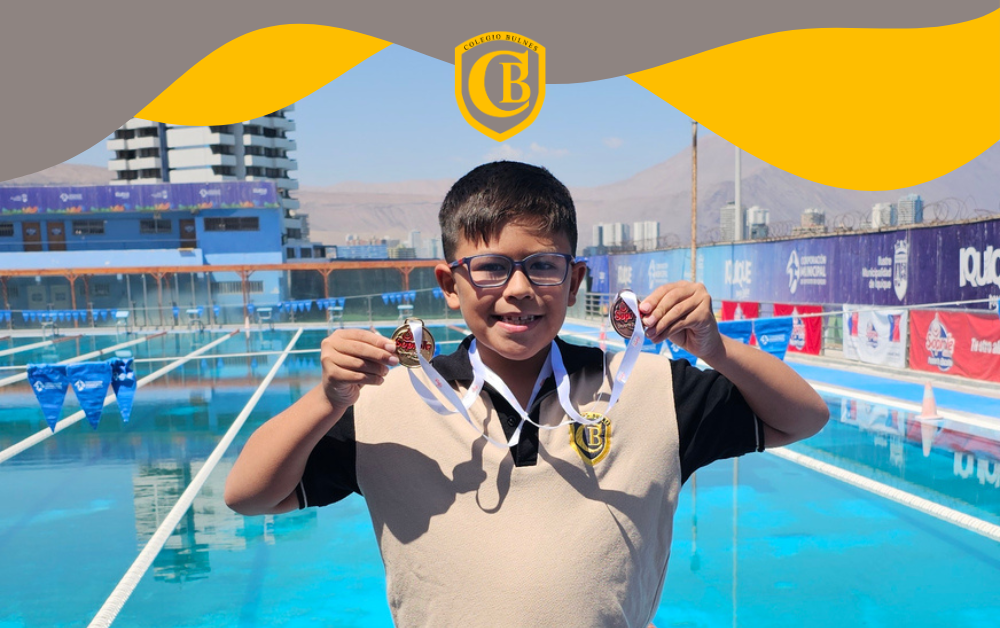 Estudiante del Colegio Bulnes obtiene primer lugar en la Copa Soprole de Natación y clasifica a la final nacional