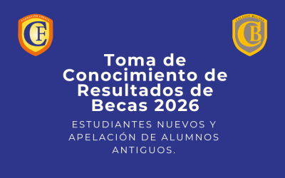 Toma de Conocimiento de Resultados de Becas 2026: Estudiantes nuevos y apelación de alumnos antiguos