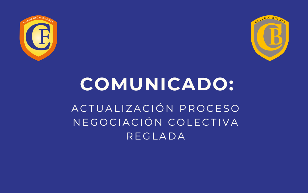 Comunicado Fundación Educacional Créate: Actualización proceso Negociación Colectiva