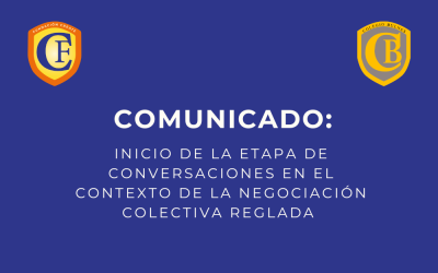 Comunicado: Inicio de la etapa de conversaciones en el contexto de la negociación colectiva reglada